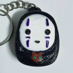 😻 Llavero 3D Sin rostro (El viaje de Chihiro)