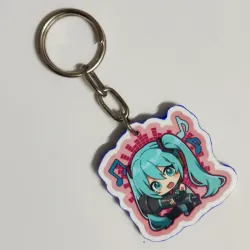 🎤 Llavero Hatsune Miku