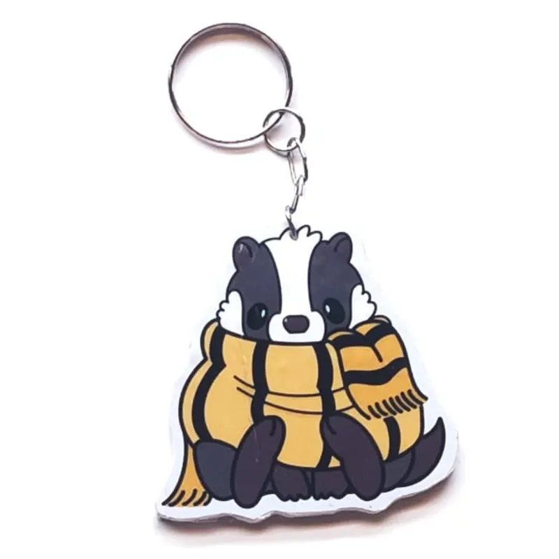 🦡 Llavero Hufflepuff (Harry Potter)
