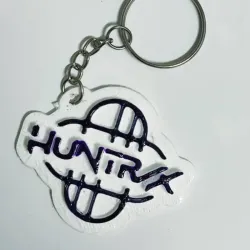 😈 Llavero Huntrix con relieve (Kpop Demon Hunters)