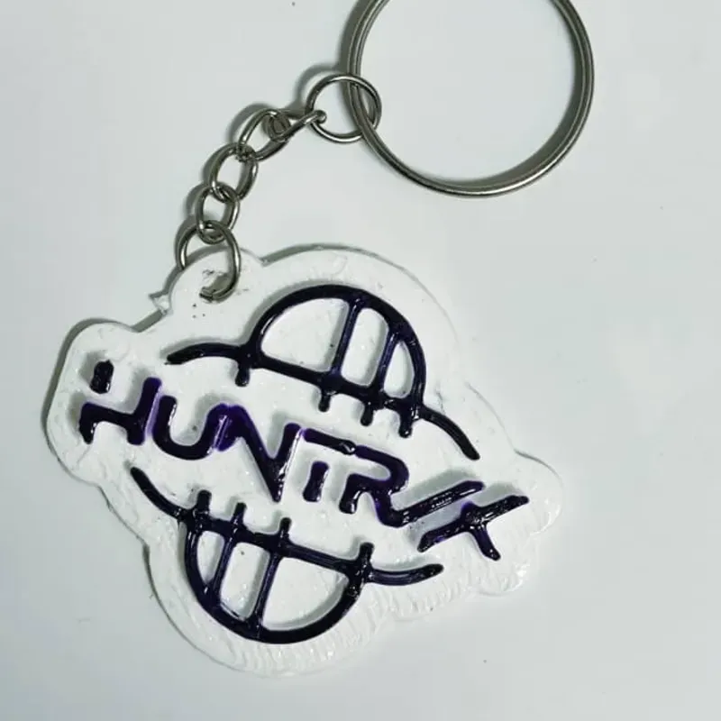 😈 Llavero Huntrix con relieve (Kpop Demon Hunters)