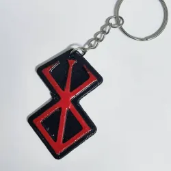 👹 Llavero runa de Berserk con relieve