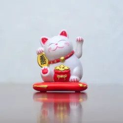 🐱 Maneki neko/ gato de la suerte de energía solar 