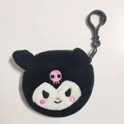 🐈‍⬛ Monedero Kuromi negro (Sanrio)