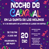 🎊🪅 Noche de carnaval en la Quinta 