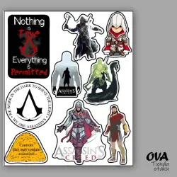 🗡️ Pack de stickers Assassin's Creed