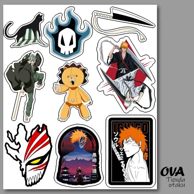👻 Pack de stickers Bleach 
