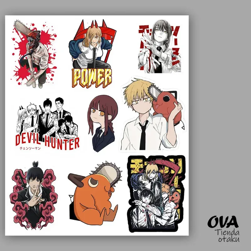 🪚 Pack de stickers Chainsaw Man