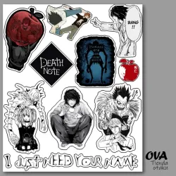 ☠️ Pack de stickers Death Note 