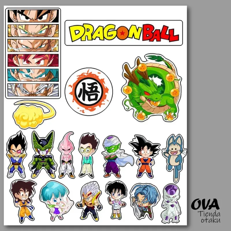 🐉 Pack de stickers Dragon Ball 