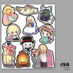 🏰 Pack de stickers El Castillo Ambulante