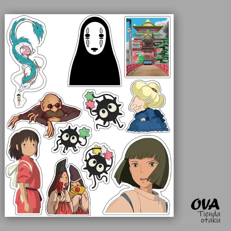 🐖 Pack de stickers El viaje de Chihiro 