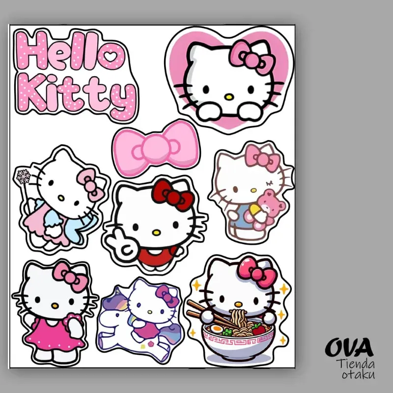 🩷 Pack de stickers Hello Kitty (Sanrio)