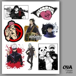 🌀 Pack de stickers Jujutsu Kaisen 