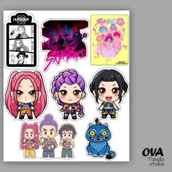 🎤 Pack de stickers KPoP Demon Hunters 