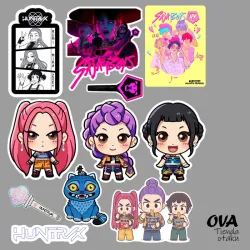 🎤 Pack de stickers KPoP Demon Hunters 
