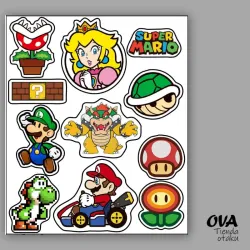🍄 Pack de stickers Mario Bros