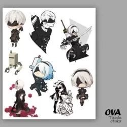 🤖 Pack de stickers Nier: Automata 