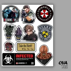 🧟‍♀️ Pack de stickers Resident Evil
