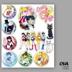 🌝 Pack de stickers Sailor Moon 