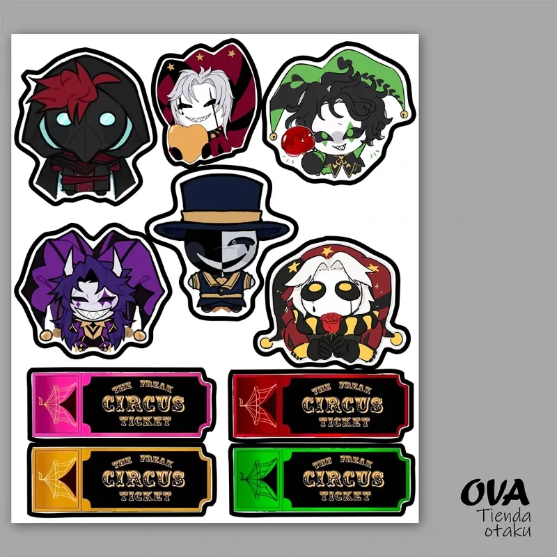 🎪 Pack de stickers The Freak Circus