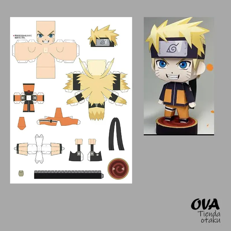 ☁️ Papercraft Naruto 