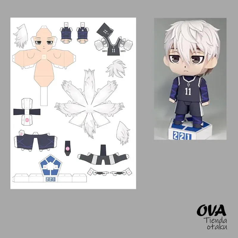 ⚽ Papercraft Shidou Ryusei (Blue Lock)