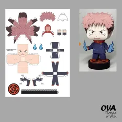 🌀 Papercraft Yuji Itadori (Jujutsu kaisen)