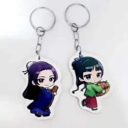 🏯☠️ Pareja de llaveros Maomao + Jinshi (Los diarios de la boticaria)