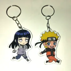 ☁️ Pareja de llaveros Naruto + Hinata