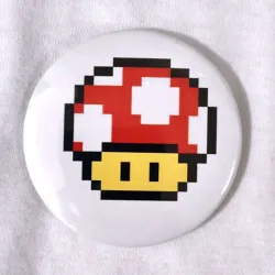 🍄 Pin Champiñon (Super Mario)