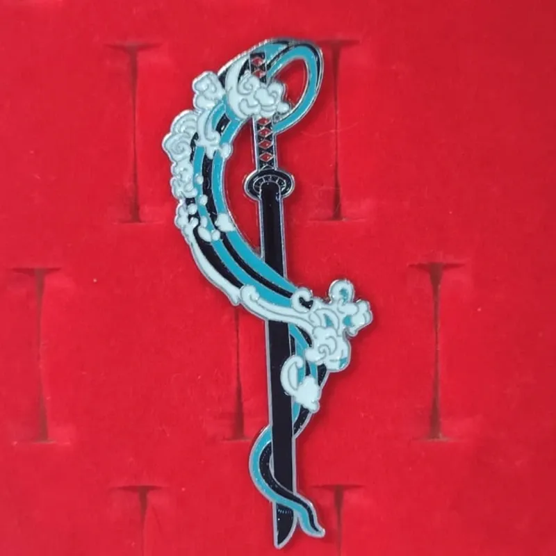 🌊 Pin katana Tanjiro respiración de agua (Kimetsu no Yaiba)