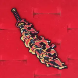 ❤️‍🔥 Pin katana Tanjiro respiración de fuego (Kimetsu no Yaiba)