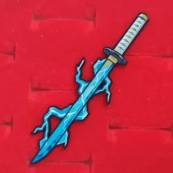 ⚡ Pin katana Zenitsu (Kimetsu no Yaiba)