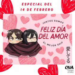 🛡️ Postal Eren y Mikasa (Shingeki no Kyojin)