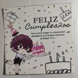 🤕 Postalita cumple Dazai (Bungou Stray Dogs)