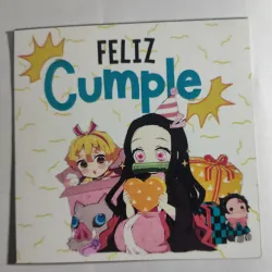 👹 Postalita cumple Kimetsu no Yaiba