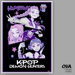🎤 Poster Huntrix (Kpop Demon Hunters)