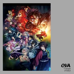 👺 Poster Kimetsu no Yaiba (Demon Slayer)