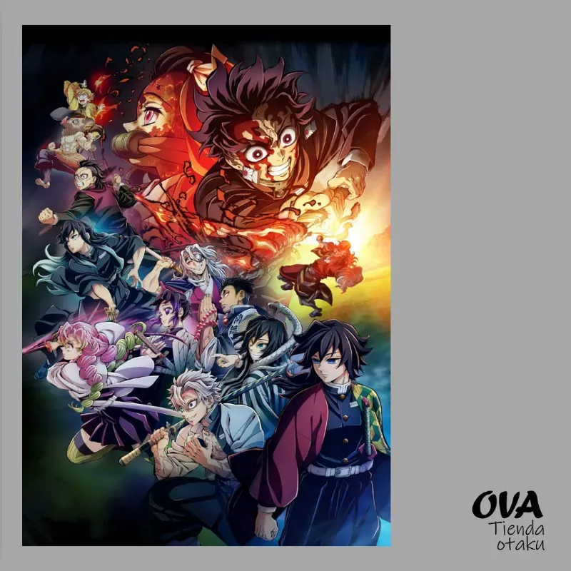 👺 Poster Kimetsu no Yaiba (Demon Slayer)