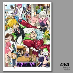 👑 Poster Nanatsu no Taizai (Los 7 Pecados Capitales)