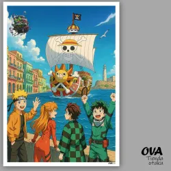🏴‍☠️🌊 Poster One Piece en La Habana