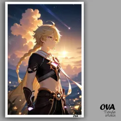 🌬️ Póster pequeño Aether (Genshin Impact)