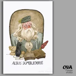🪄 Póster pequeño Albus Dumbledore (Harry Potter)