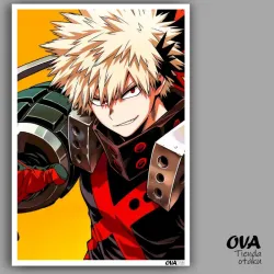 💥 Póster pequeño Bakugo (My Hero Academia)