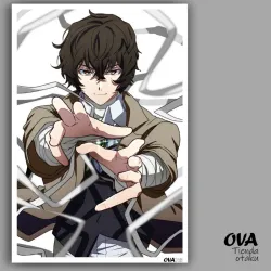 🤕 Póster pequeño Dazai (Bungou Stray Dogs)
