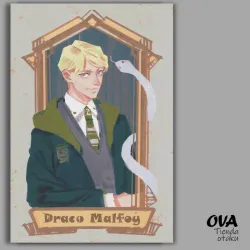 🐍 Póster pequeño Draco Malfoy (Harry Potter)