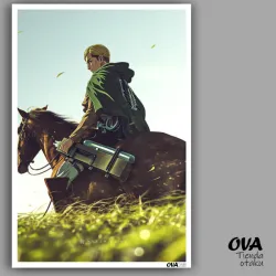 🛡️ Póster pequeño Erwin (Shingeki no Kyojin)