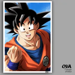 🐲 Póster pequeño Goku (Dragon Ball)
