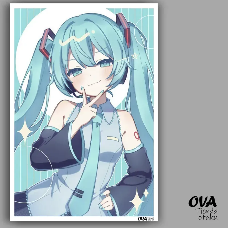 🎶 Póster pequeño Hatsune Miku